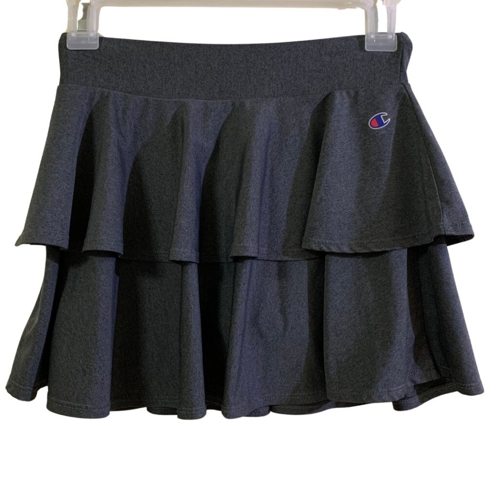 Champion Double Layer Skort Charcoal Gray  Girls' Size 10-12